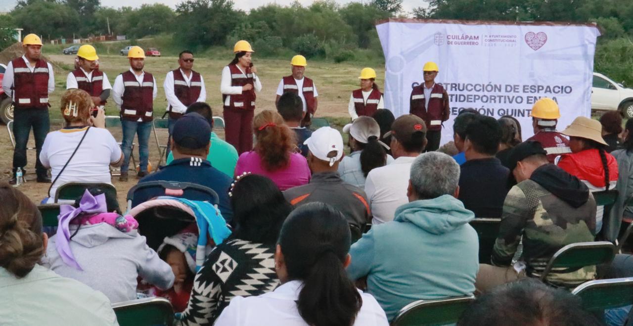 Mayra Silva da banderazo para la Construcción de Espacio Multideportivo ...