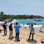 Refuerzan vigilancia en playas de Puerto Escondido para proteger a visitantes
