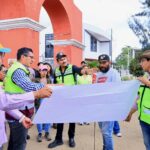Ray Chagoya supervisa trabajos de rescate en el Parque del Amor