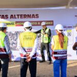 Supervisan construcción del Paso a Desnivel Monumento a Juárez