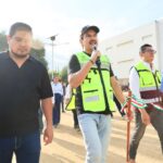 Ray Chagoya entrega rehabilitación del colector sanitario y drenaje pluvial avenida La Campiña