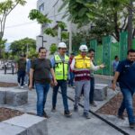 Constatan avances en la transformación del Parque Lineal Ciudad de los Deportes