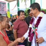 Impulsa Salomón Jara desarrollo en Candelaria Loxicha con Trabajo que Transforma tu Municipio