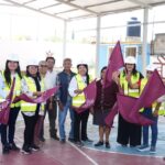Inicia Nancy Benítez rehabilitación de cancha deportiva en la colonia La Paz