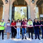 Ray Chagoya entrega primera etapa de rehabilitación de banquetas del Panteón General y San Miguel