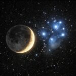¡La luna se acercará a las Pléyades! Un espectáculo astronómico podrá observarse