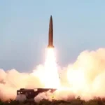Corea del Norte lanza misil balístico hacia el mar de Japón