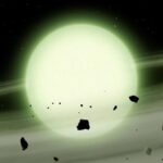 Astrónomos identifican una estrella con un inusual brillo verde