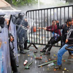 Protesta por agua contaminada en Guadalajara termina con 39 detenidos y decenas de heridos